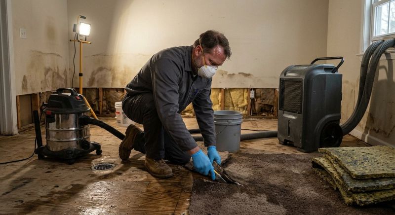 Crawl Space Water Remediation in Santa Rosa, CA