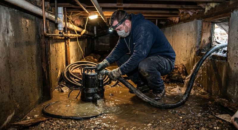 Crawlspace Water Cleanup in Scottsdale, AZ