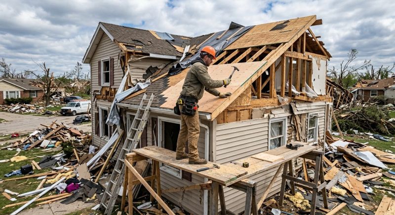 Tornado Damage Repair in Olathe, KS